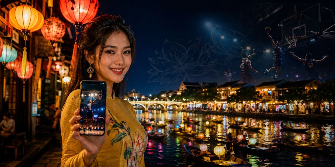 Người dùng xsb theo dõi trận đấu bóng đá và đặt cược trên điện thoại tại Việt Nam